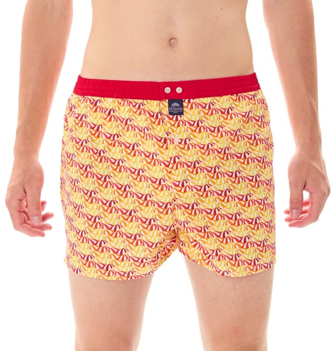 McAlson Heren Boxershort Parasols Oranje Oranje M