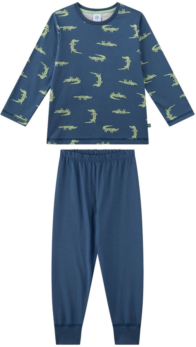 Sanetta Pyjama Schlafanzug Krokodil lang Kids
