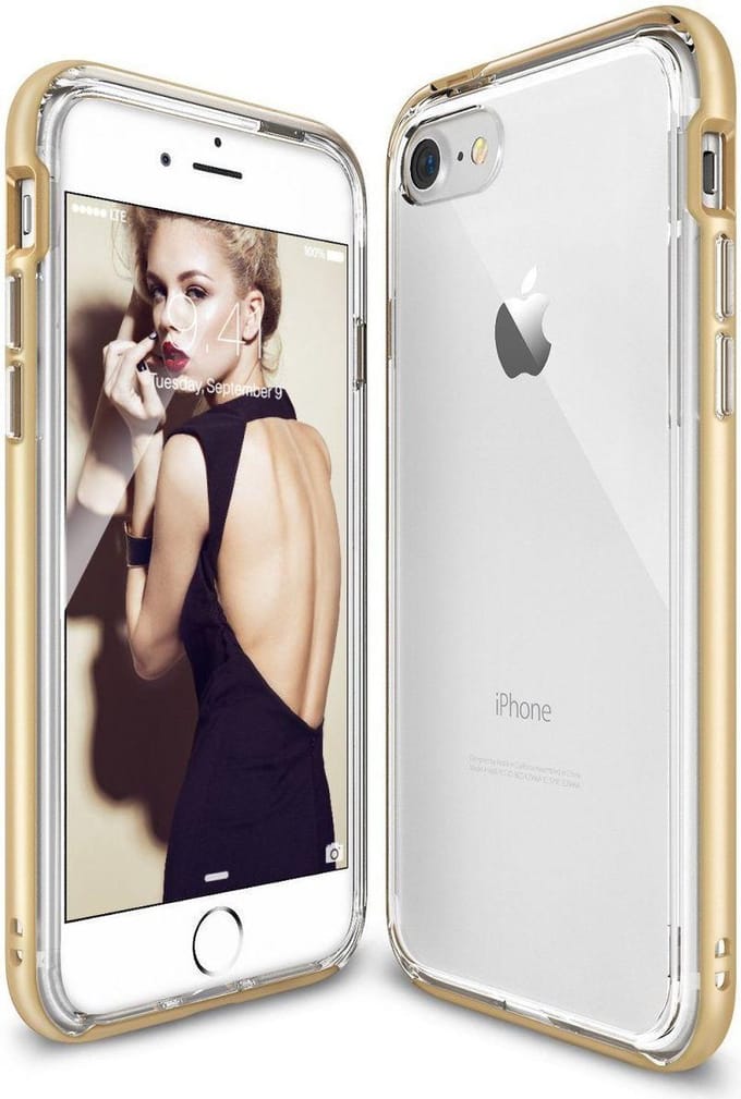 Ringke Frame Hoesje Apple iPhone 7 / 8 Goud