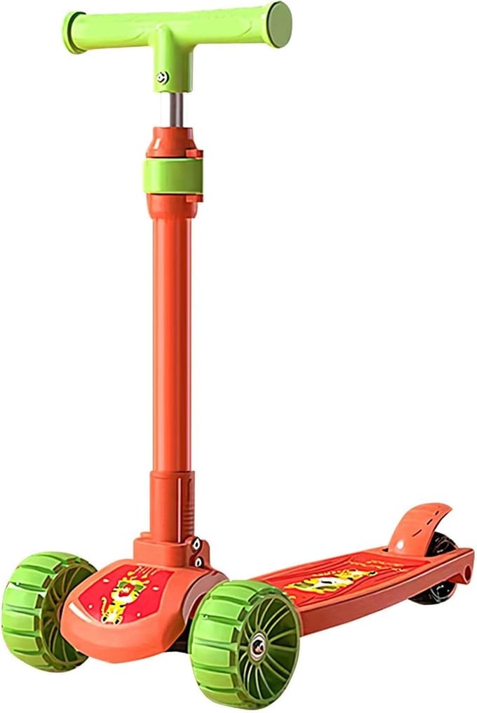 Kinderstep - Opvouwbare step - Buiten spelen - Verstelbare hoogte - 59 cm - Oranje