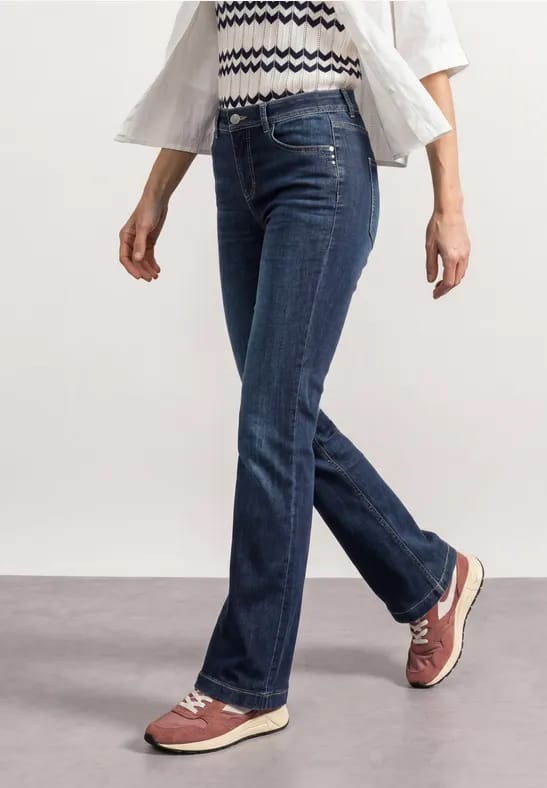 Bootcut-jeans met High Waist in Slim Fit