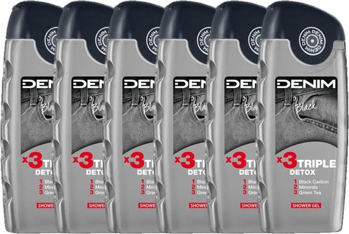 Denim Douchegel Black - 6 x 250 ml