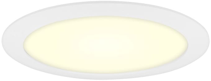 Yphix LED Paneel Rond - Downlight (IP44) - Ø 24cm - 14W - Warm wit licht (2900K) - Dimbaar - Energieklasse: -