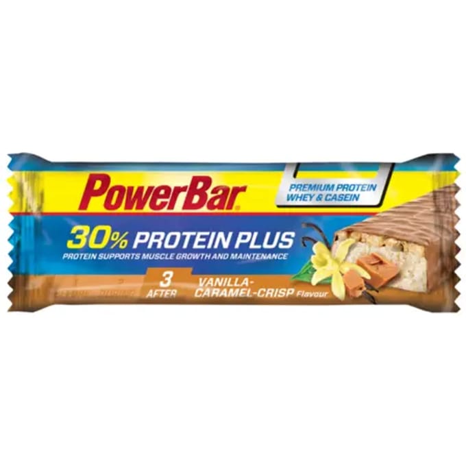 Powerbar | Eiwitreep | Protein + Bar 30% | Caramel Vanilla Crisp - 15x55g