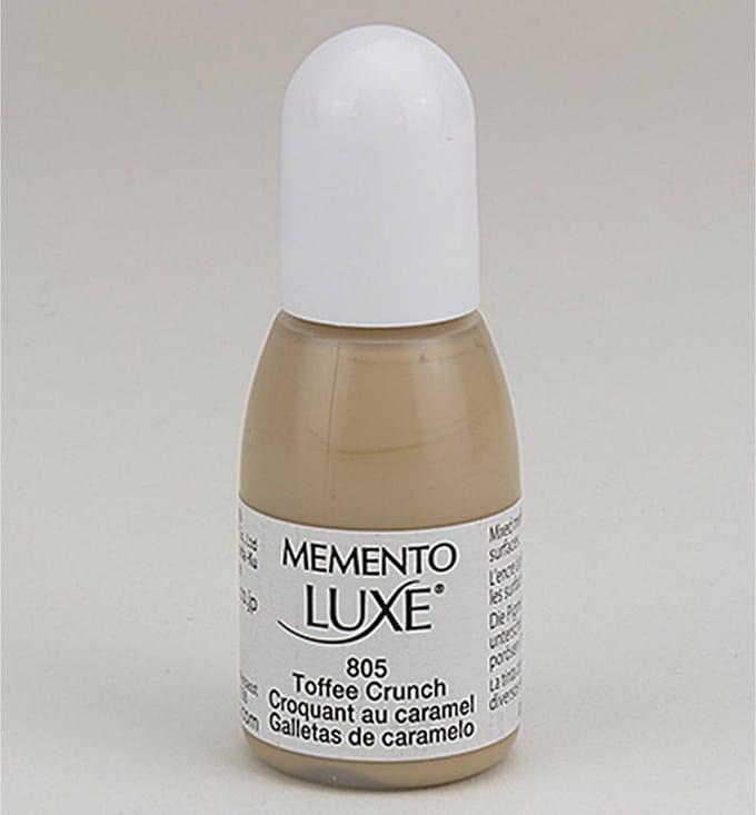 Tsukineko Memento Luxe Reinker Toffee Crunch