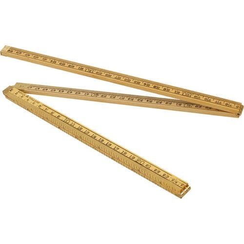 Schuil timmermansduimstok palmhout 1m