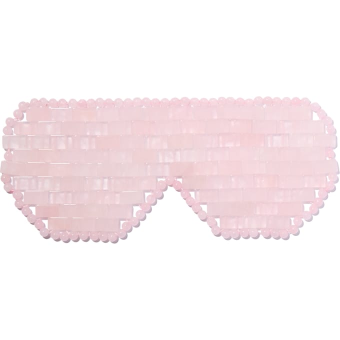 Bamford Isla Rose Quartz Eye Mask