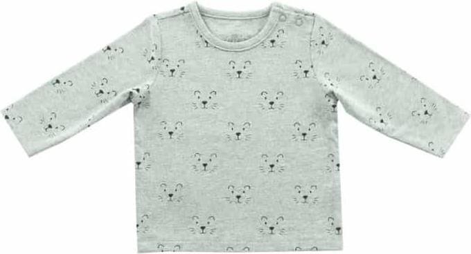 Jollein longsleeve Little lion grey 50/56