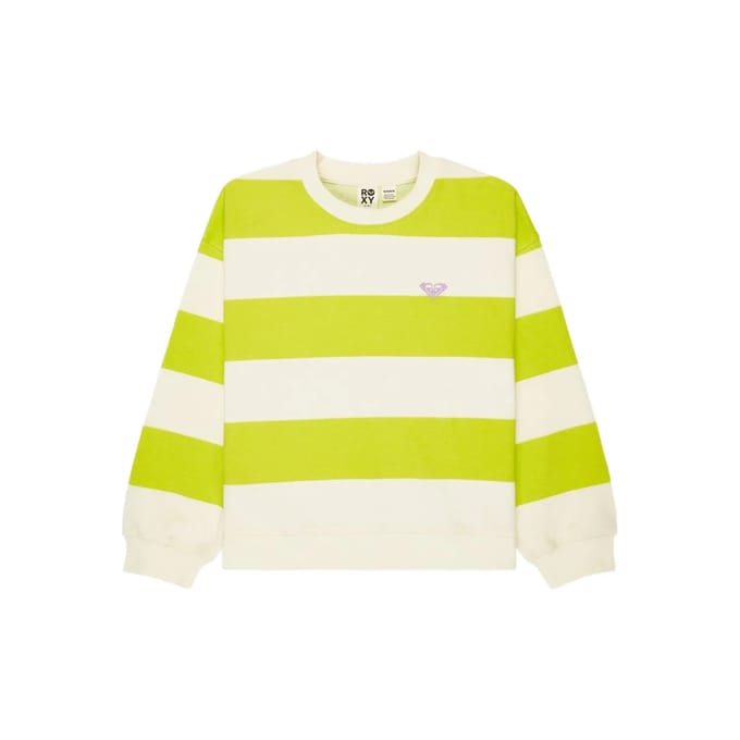 Roxy Little Things Sweatshirt Groen,Geel 16 Years Meisje