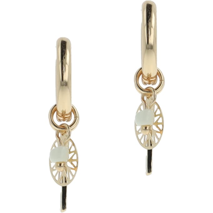 OTAZU Coin Hoops Gold Taglia: OS | Orecchini Outlet | Donna | Giallo