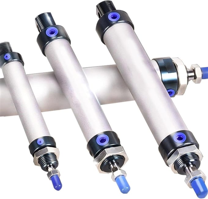 Luchtcilinder - Pneumatische cilinder - Automatische beweging - Compact ontwerp - 25mm boring - Metaal