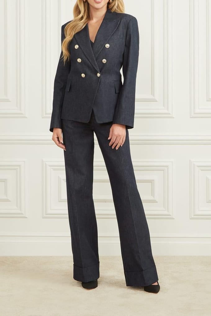 GUESS Glam De Nuit Blazer Dark Wash Taglia: 44 | Blazers Outlet | Donna