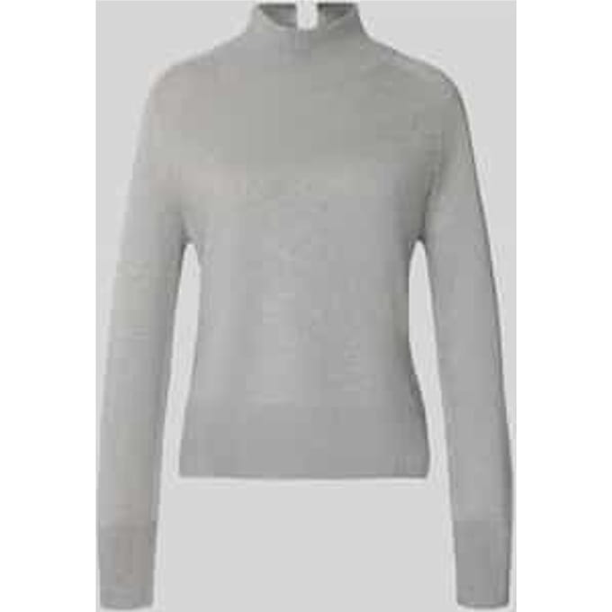 Tom Tailor - Gebreide trui met kasjmiermix - Maat L - medium silver grey melange