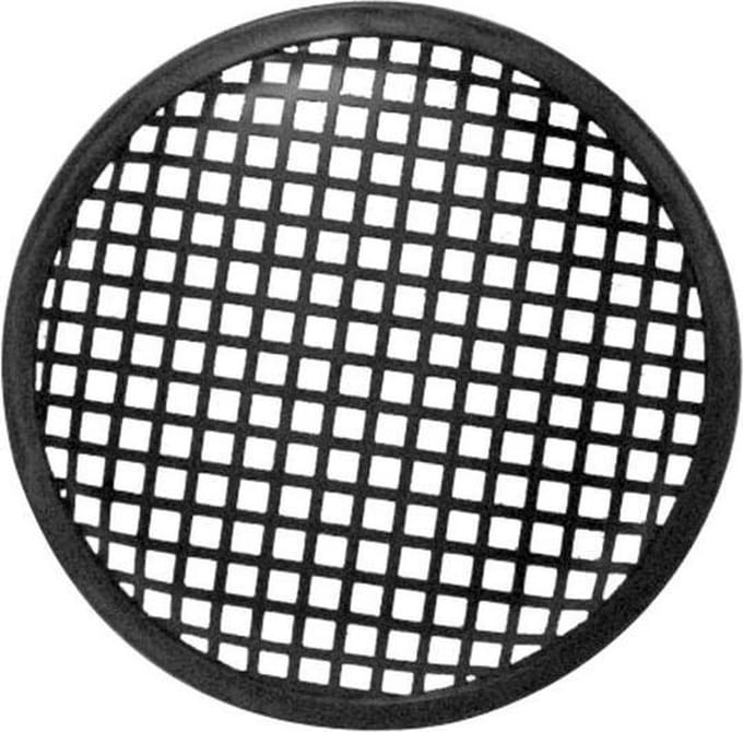 HQ-Power Luidsprekerrooster, 5", metaal, 10 stuks, zwart