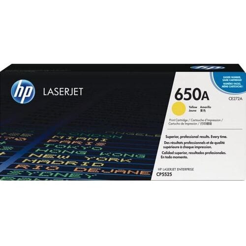 CE272AC - YELLOW TONER WHITE BOX