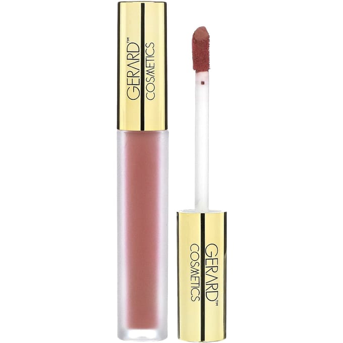 Gerard Cosmetics, Hydra Matte Vloeibare Lippenstift, Bare It All, 0,085 fl oz (2,5 ml) beige