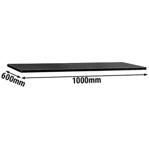 GGM Gastro Granitarbeitsplatte - 1000x600mm - Star Galaxy