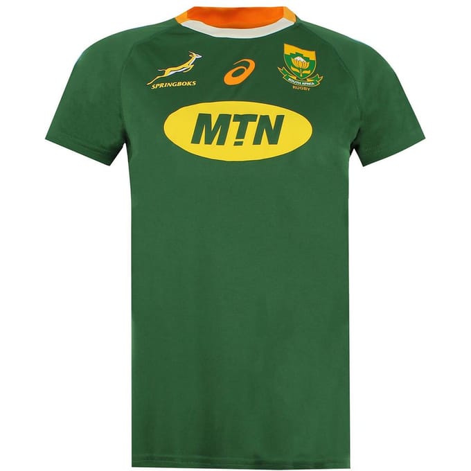 Asics Springboks Zuid-Afrika Rugby Womens T-shirt