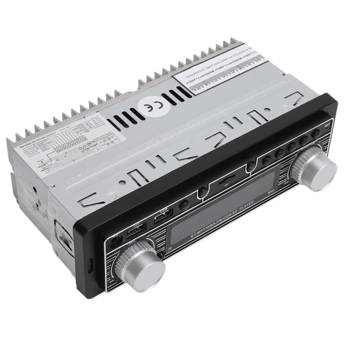 Autoradio Verlicht LED-scherm MP3-speler Dubbele USB-poort Bluetooth 5.0 Handsfree Bellen Autostereo gray