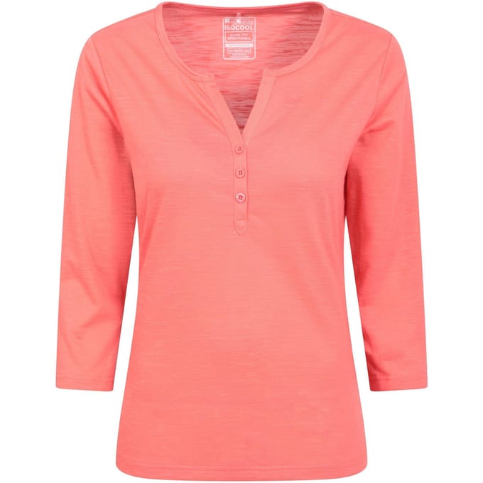 Mountain Warehouse Dames/Dames Paphos Quick Dry UV-beschermende top (Koraal)