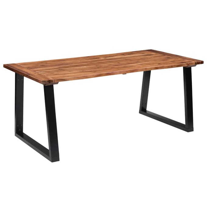 vidaXL - Eettafel - 180x90cm - massief - acaciahout
