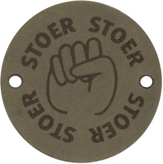 Durable Leren Label – "Stoer" – Duurzaam & Stijlvol (2 stuks)