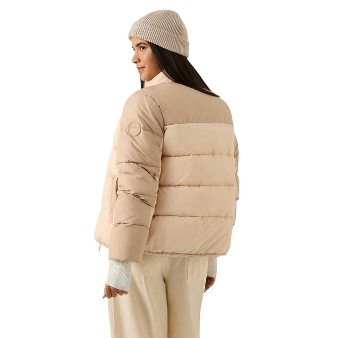 Reebok Dames/Meisjes Omkeerbare Puffer Jacket (Havermout)