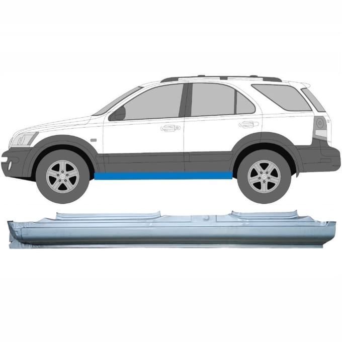 Volledige dorpel voor Kia Sorento 2002-2009 / Links