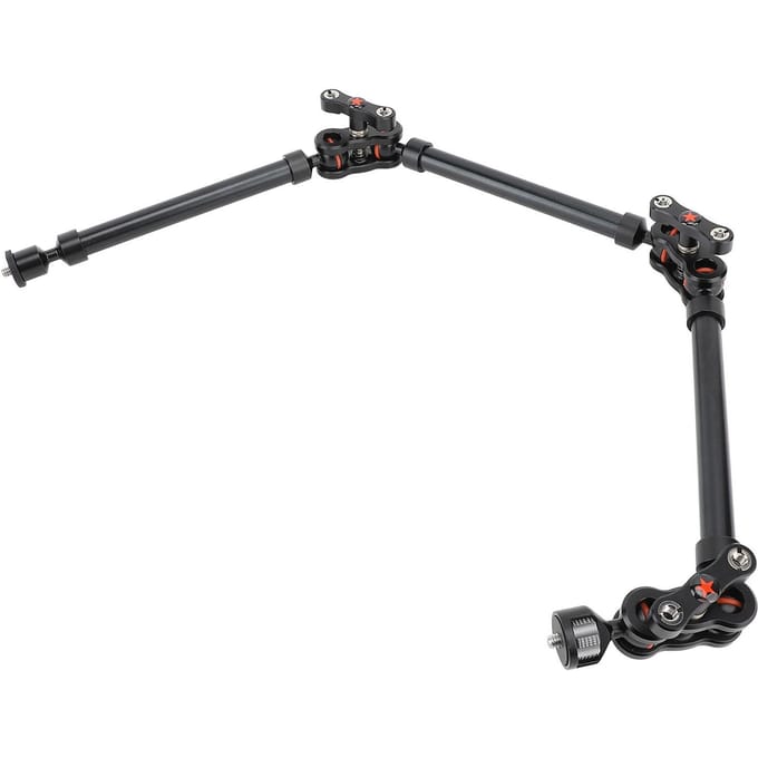 755mm Universele Armstand 3 Secties Verstelbare Fotografie Verlengsteun voor Camera Licht gray