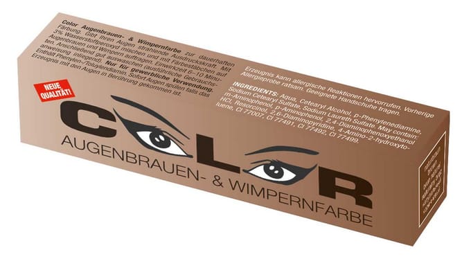 Color Wimper- en wenkbrauwverf natuurbruin