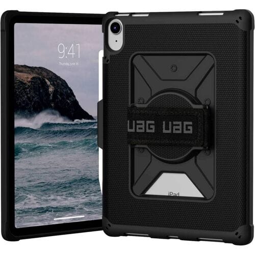 UAG Metropolis Series Rugged Case for iPad 10.9 (10th Gen 2022) - Metropolis W Handstrap Zwart