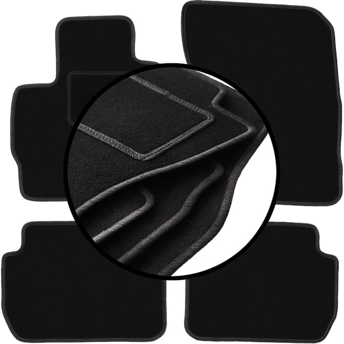 Complete set veloursmatten voor: Mitsubishi Outlander III SUV (2012-)