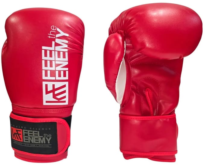 Krf Feel The Enemy Trainingshandschoenen Rood 10oz