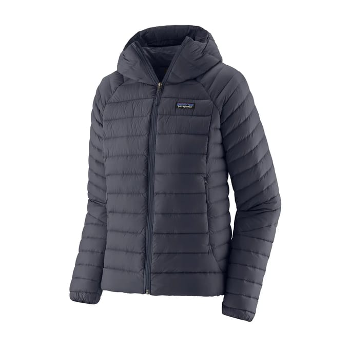 Patagonia Down Sweater Hoody Jas blauw