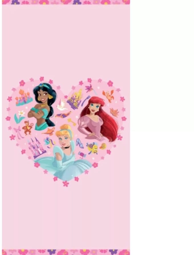 Disney Princess strandlaken 70 x 140 cm - katoen