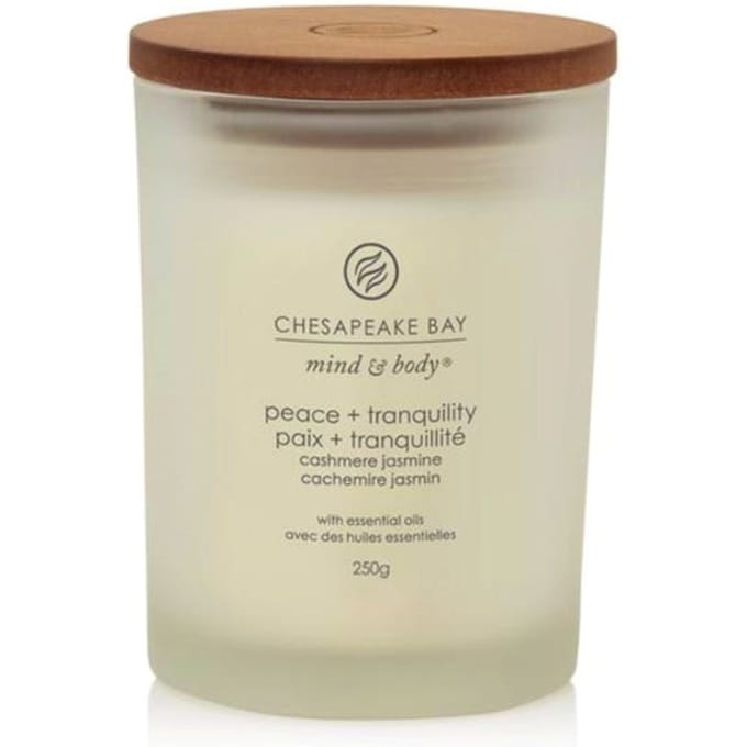 Chesapeake Bay Peace & Tranquility - Cashmere Jasmine - Medium Geurkaars - 60 branduren