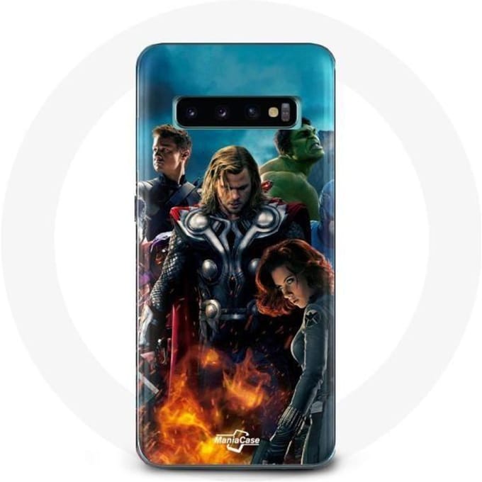 Coque pour Samsung Galaxy s10 edge Avengers film de super héros