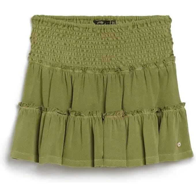 Superdry - Gelaagde jersey minirok - Dames - Rokken