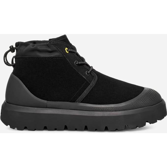 UGG® Neumel Weather Hybrid for Men in Black, Size 6, Suede/Waterproof/Polyester