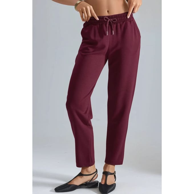 Modal Touch Elastische Taille Carrot Fit Joggingbroek