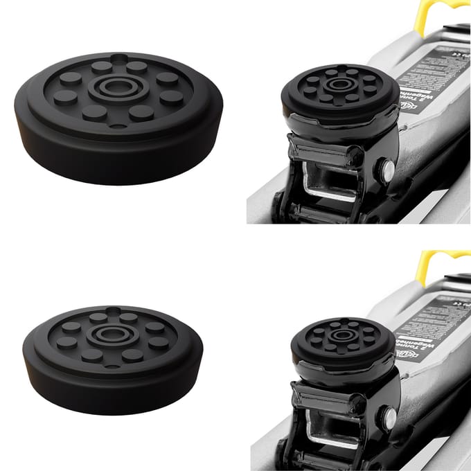 Deuba® Set van Rubberen Pad Universeel en Universeel XL voor Autokrik Hefbrug