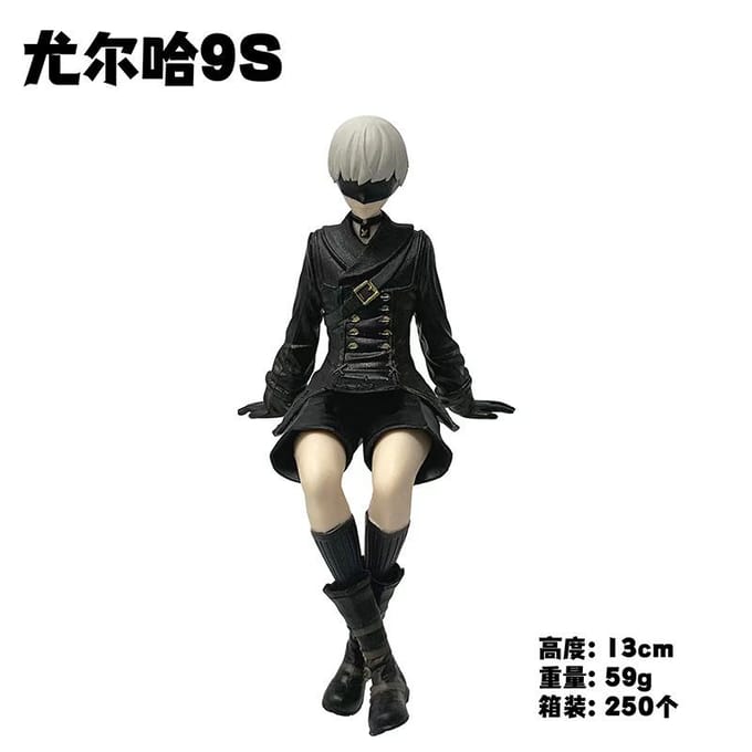13-15cm YoRHa No.2 Type B Type A Figurine d'Action Modèle Collection Jouet Belle Fille Accessoires Poupée