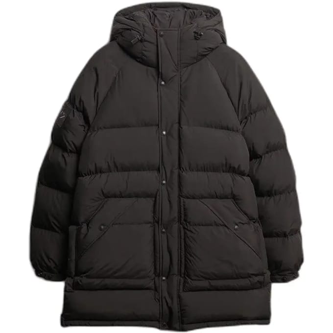 Superdry - XPD Lange Gewatteerde Parka Jas - Heren - Gewatteerde jassen