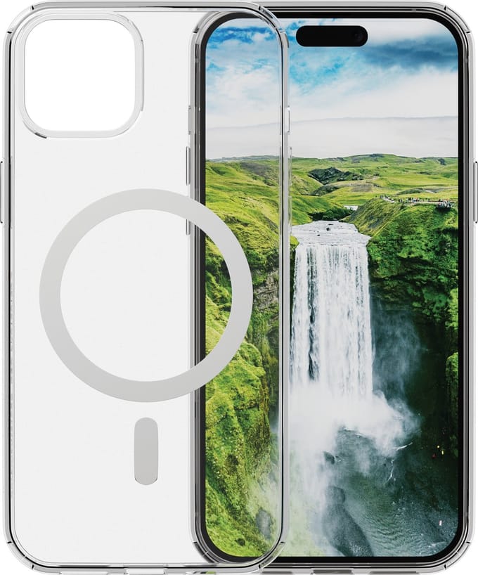Dbramante1928 - Iceland Ultra D3O Mag geschikt voor iPhone 15 Plus - transparant