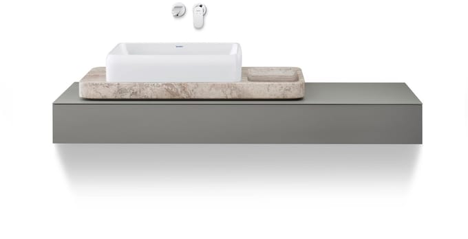 Duravit Wave - Inbouw wastafelkraan, 2-gats installatie, chroom WA1070004010