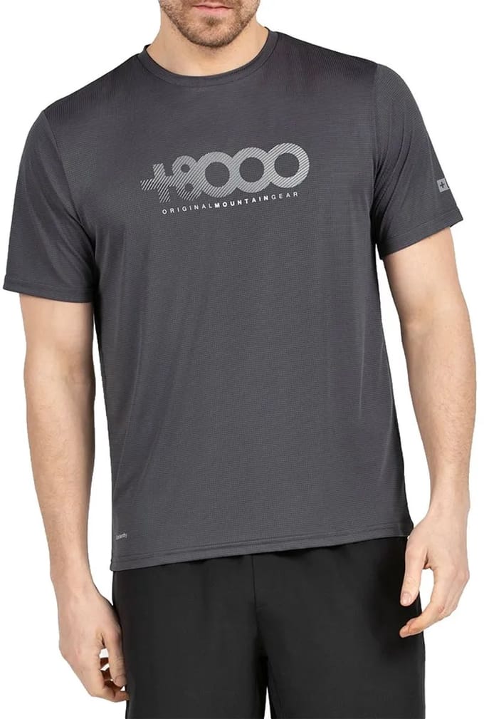+8000 Tachel T-shirt Met Korte Mouwen Grijs 3XL Man