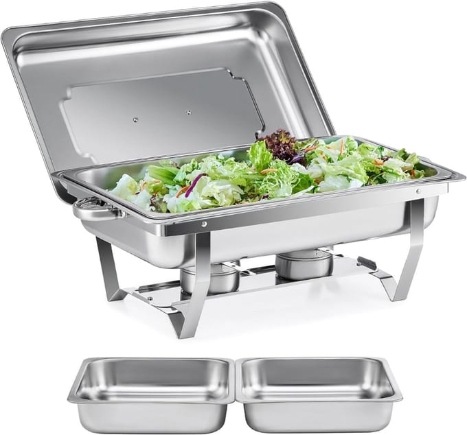 ApexArte® Buffetwarmer - Warmhoudplaat - Warmhoudbakken