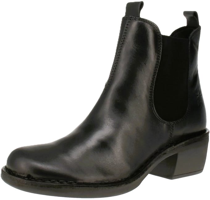 Fly London MEME030FLY - Chelsea Boot - Rug-Black