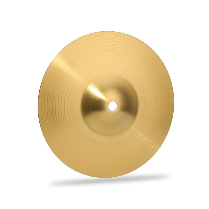 Messing Crash Cymbal Drum Instrument Cymbals Praktische Legering Cymbal voor Percussie Instrumenten 12