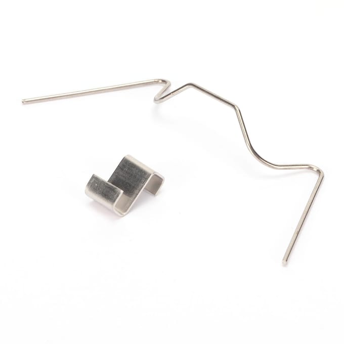 100pcs Clips de Vitrage de Serre Acier Inoxydable Z Clips de Fixation W Clips pour Verre Remplacement Jardinage gray